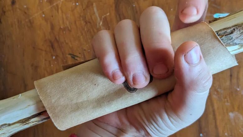 I sand them down with sandpaper to make it smooth