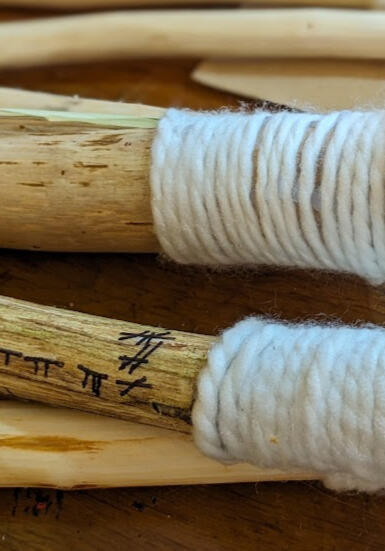 I add magic symbols to the wands to pull more powers through the wand. I use tree symbols and runes and local magic symbols